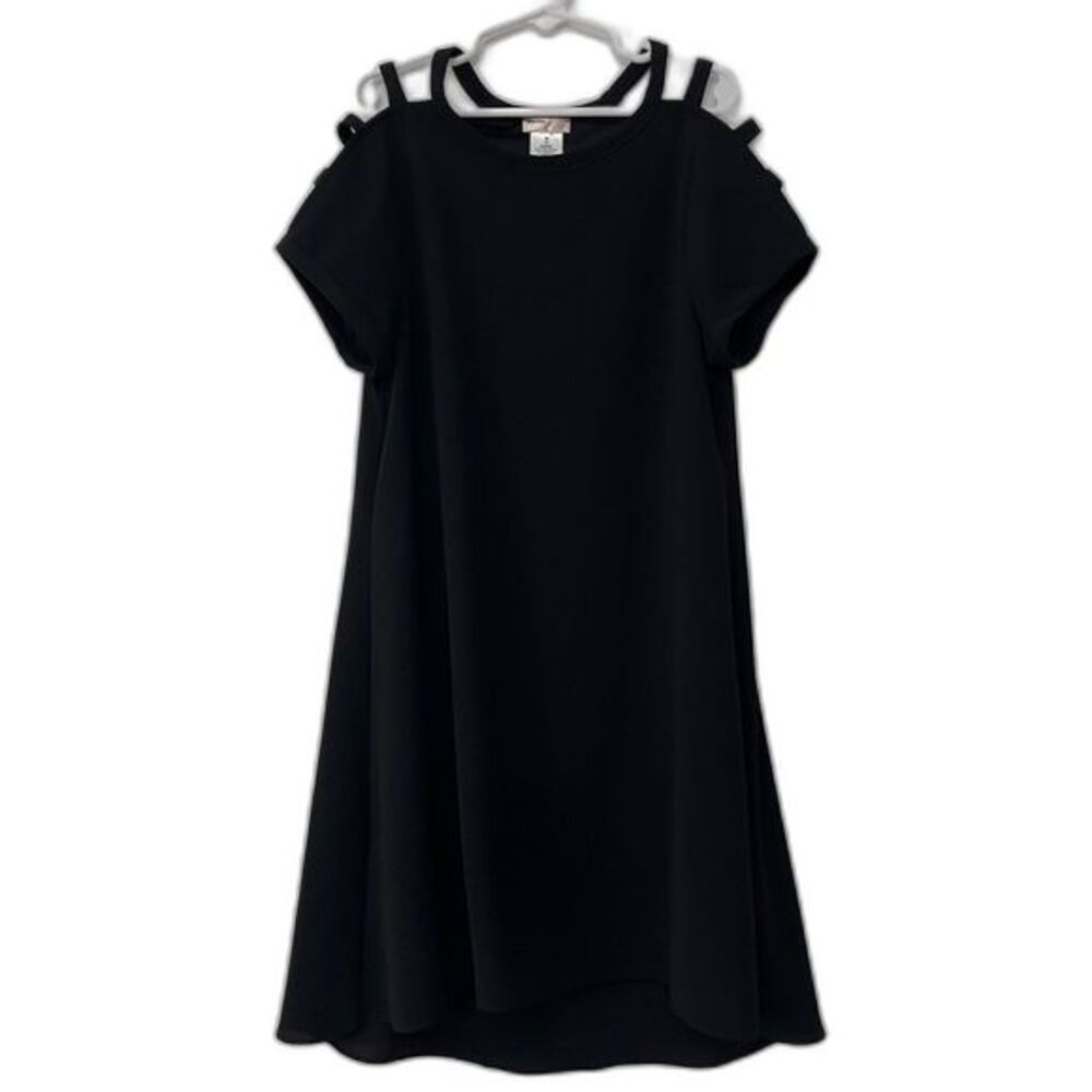 Sally Miller Couture Black Aubrey Girls Dress M NWT